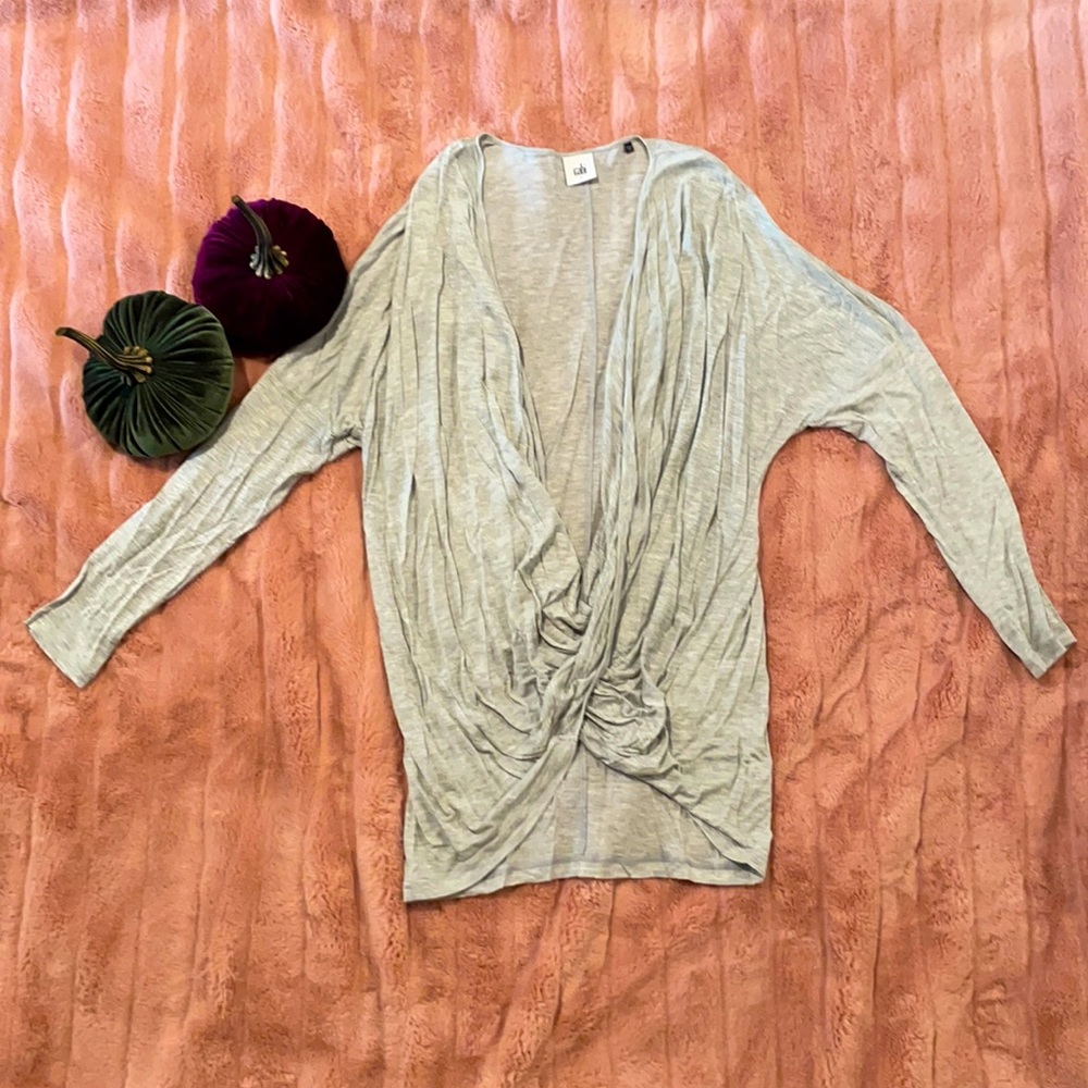 Long sleeve super flattering drape shirt